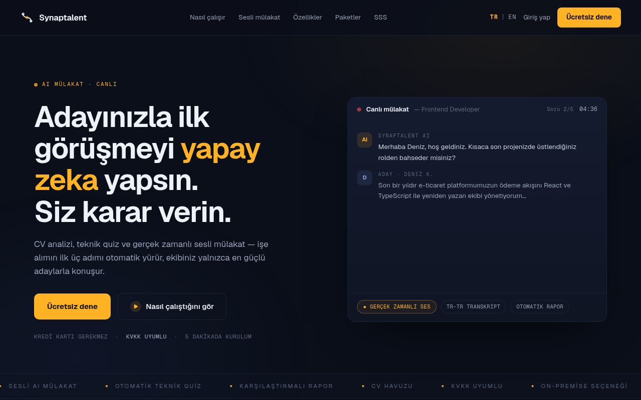 Synaptalent website
